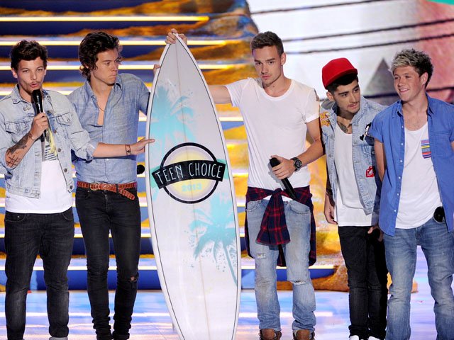 One Direction el ganador de Teen Choice Awards